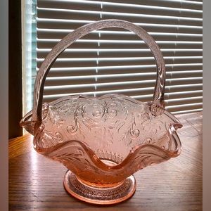 Vintage Tiara pink canisters